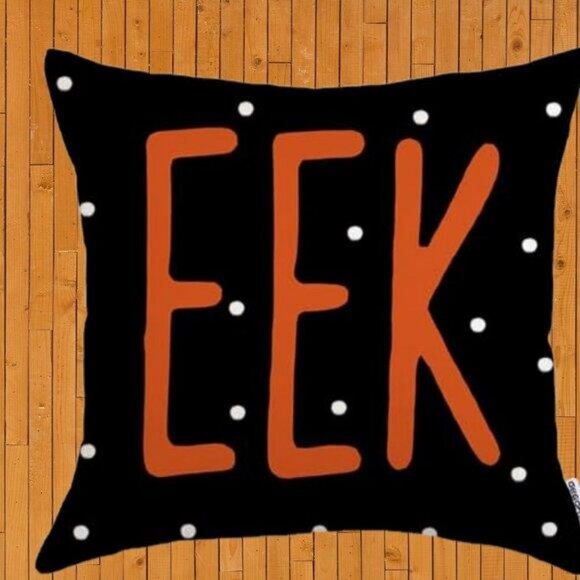 Halloween Pillow Covers 4pc Set Decorative Throw Cases Holiday Decorations 18" - Picture 4 of 5